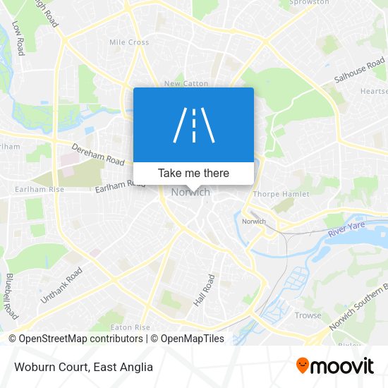 Woburn Court map
