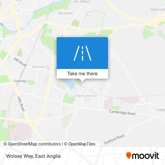 Wolsey Way map