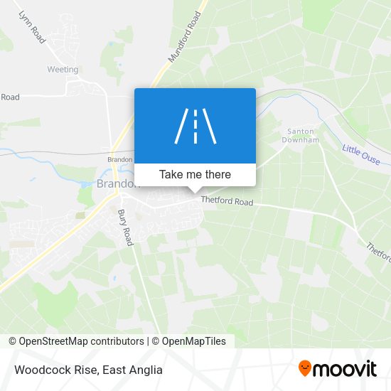 Woodcock Rise map