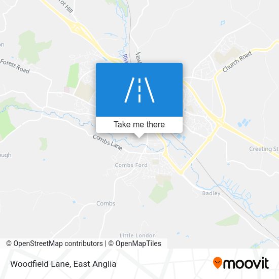Woodfield Lane map