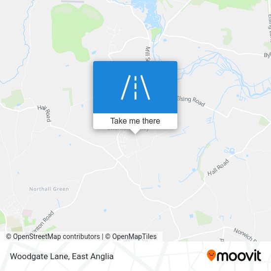 Woodgate Lane map