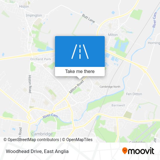 Woodhead Drive map