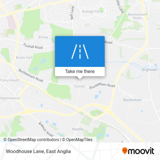 Woodhouse Lane map