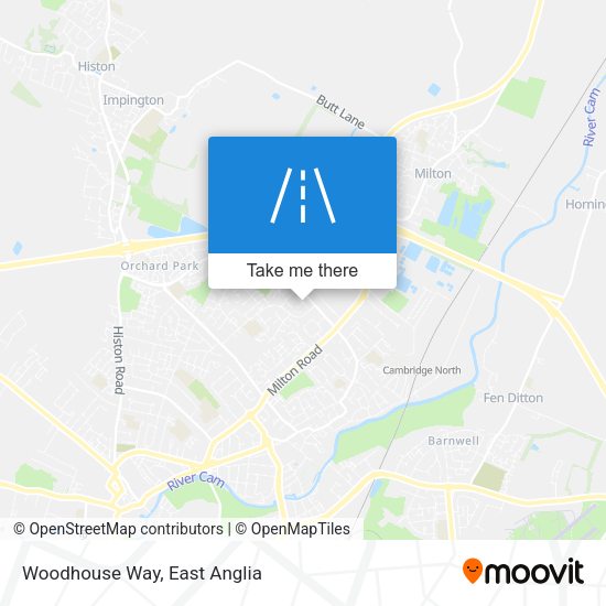 Woodhouse Way map