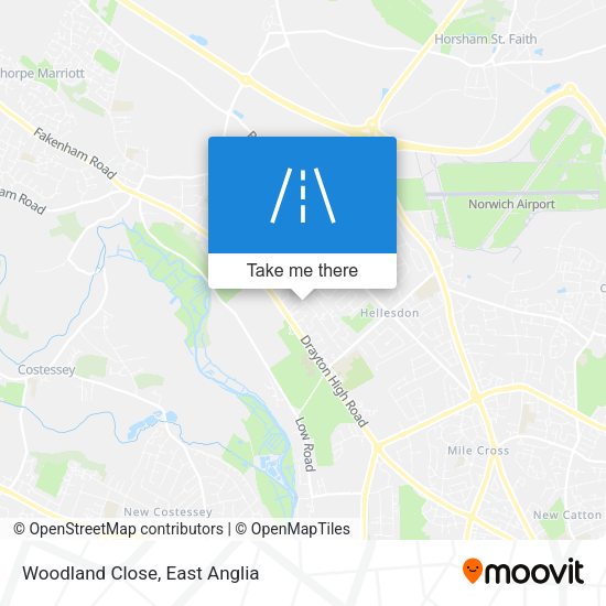 Woodland Close map