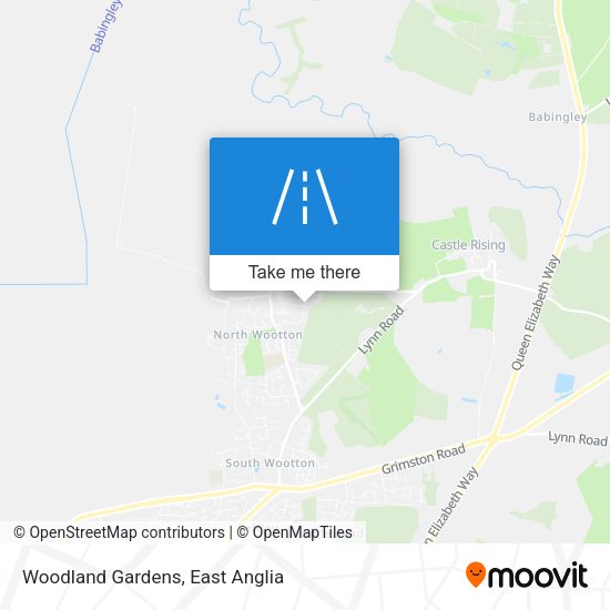 Woodland Gardens map