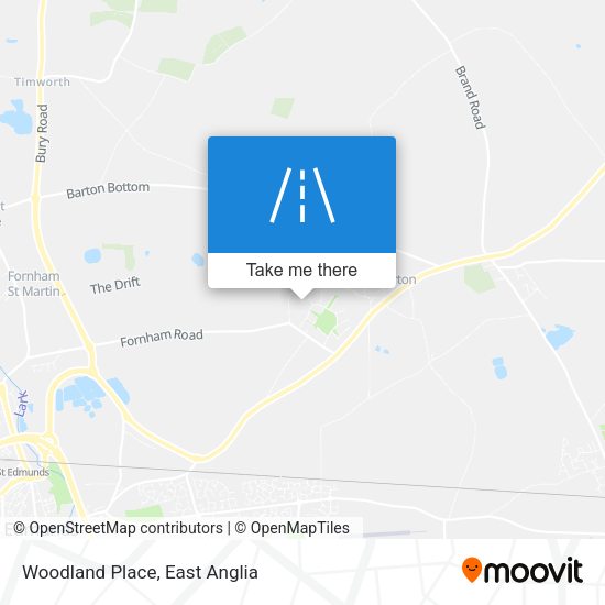 Woodland Place map