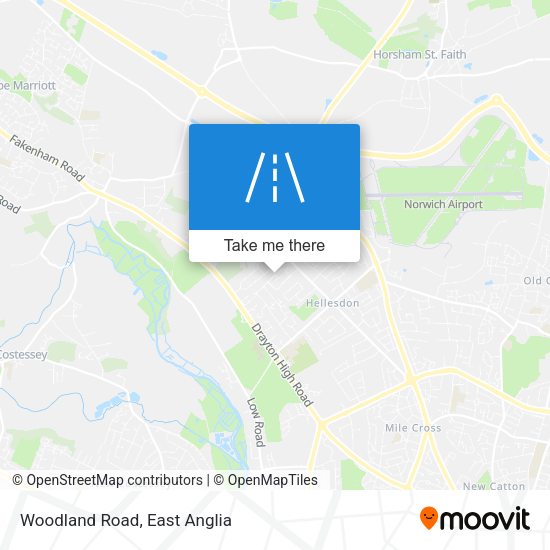 Woodland Road map