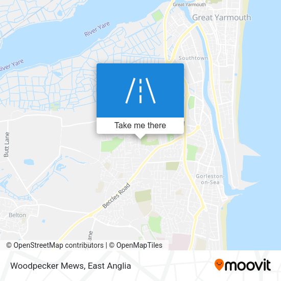 Woodpecker Mews map