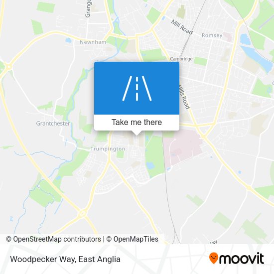 Woodpecker Way map
