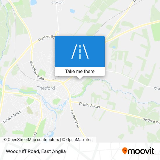 Woodruff Road map