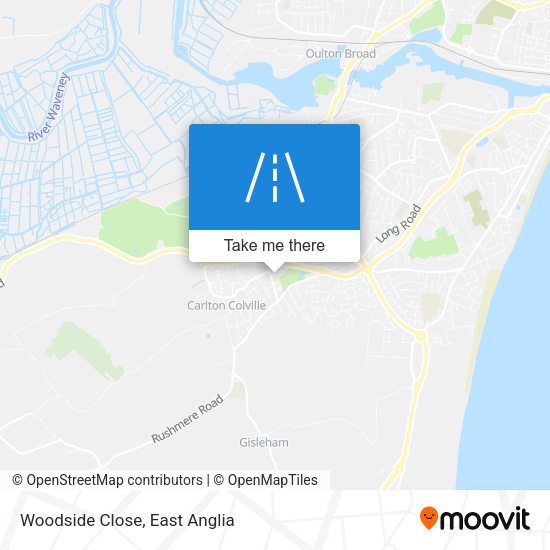 Woodside Close map