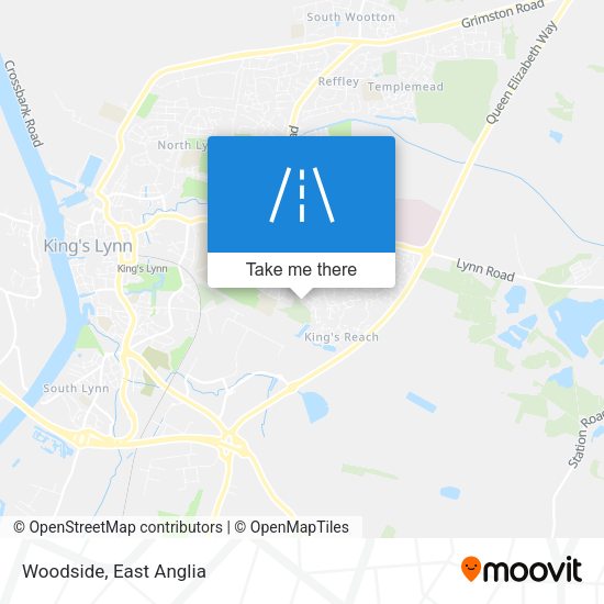 Woodside map