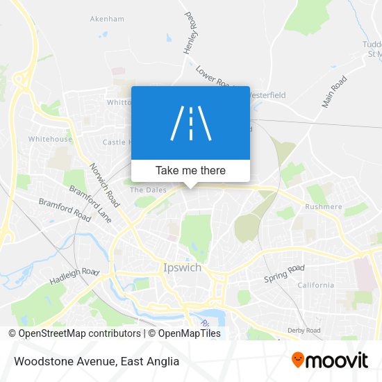Woodstone Avenue map