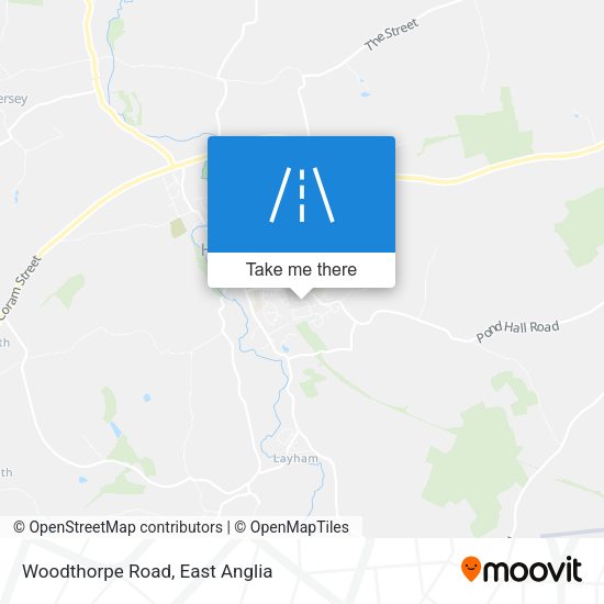 Woodthorpe Road map