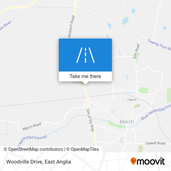 Woodville Drive map