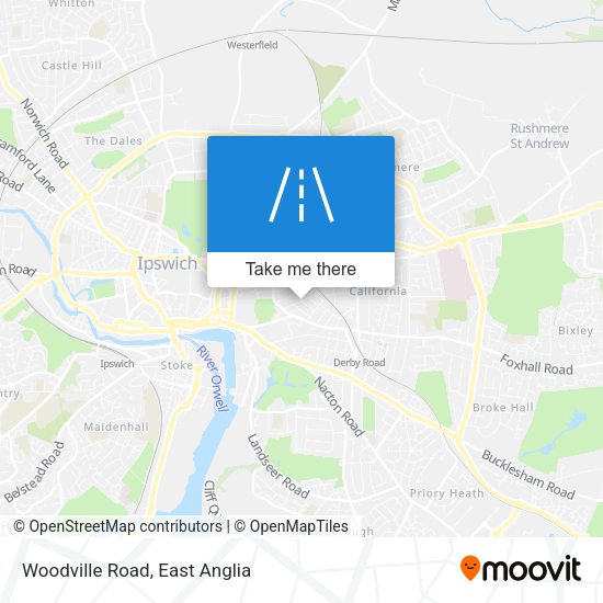 Woodville Road map