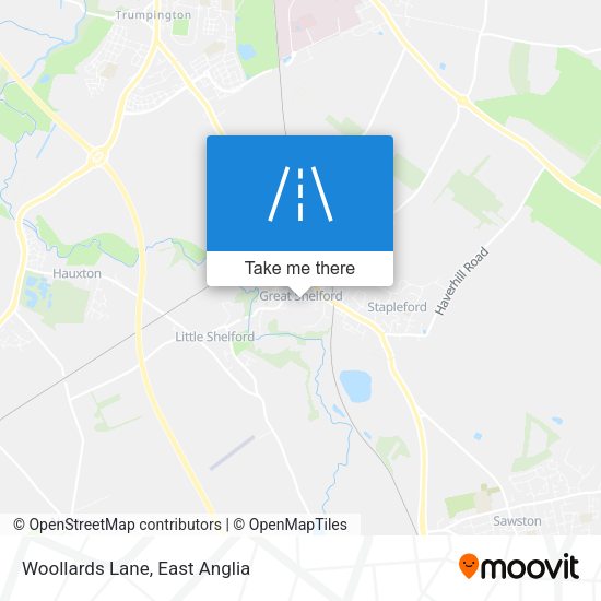 Woollards Lane map