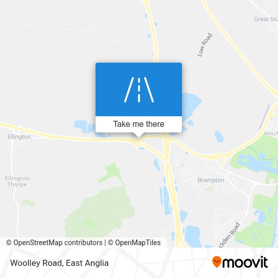 Woolley Road map