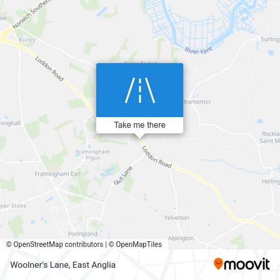 Woolner's Lane map