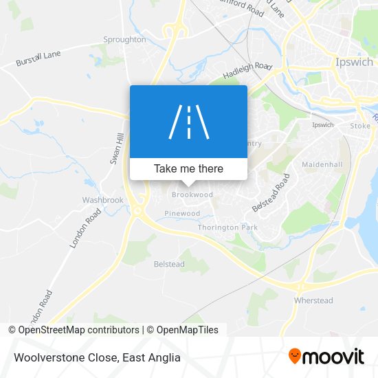 Woolverstone Close map