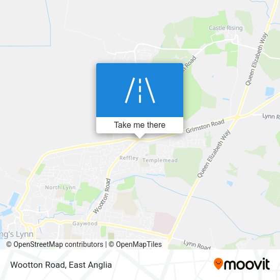 Wootton Road map