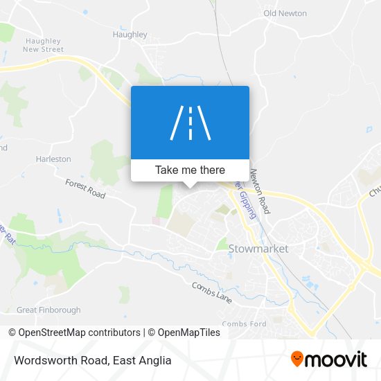 Wordsworth Road map