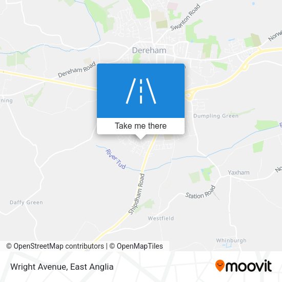 Wright Avenue map