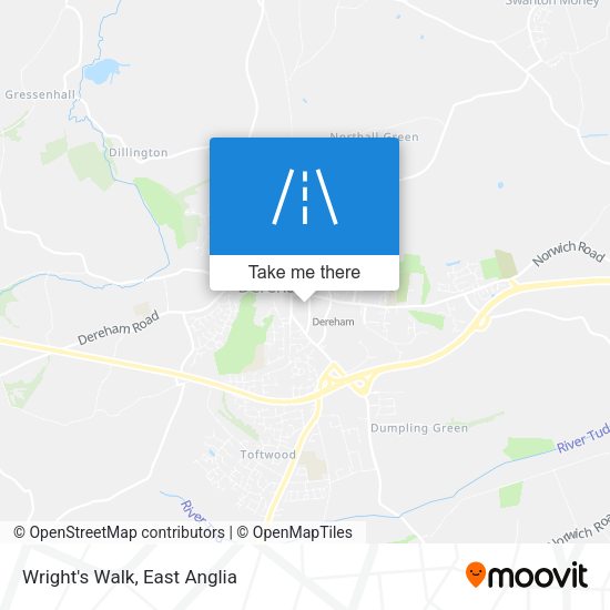 Wright's Walk map