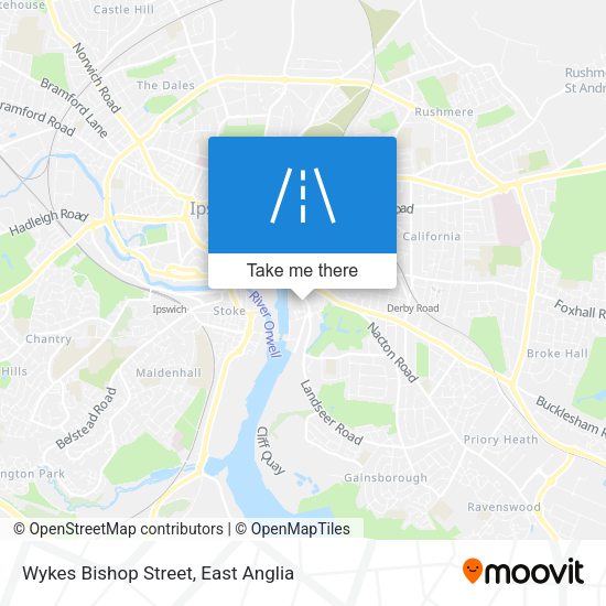Wykes Bishop Street map