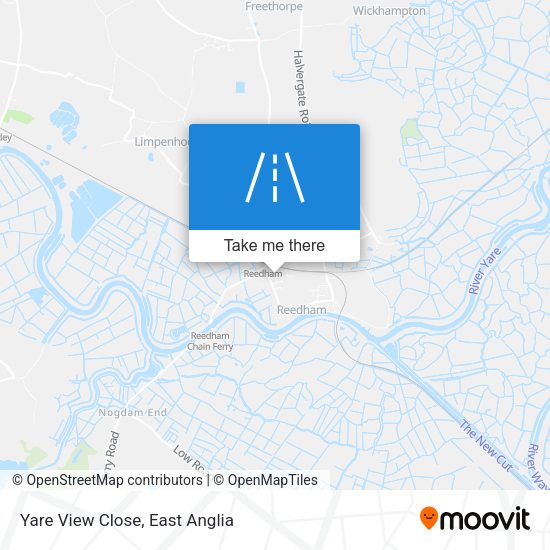 Yare View Close map