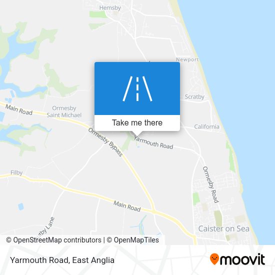 Yarmouth Road map