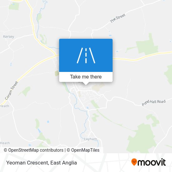 Yeoman Crescent map