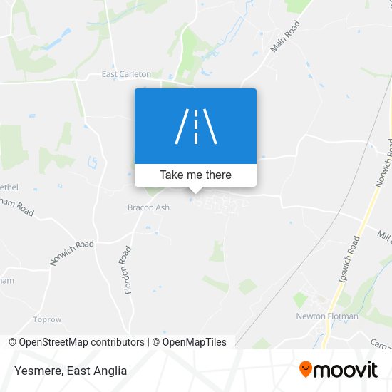 Yesmere map