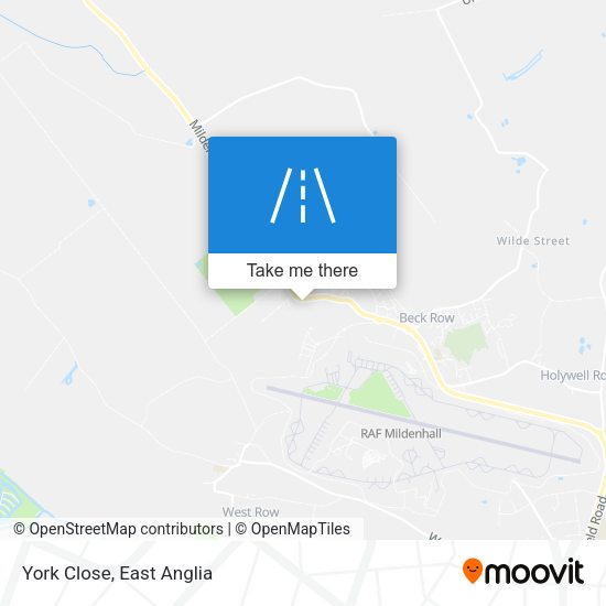 York Close map