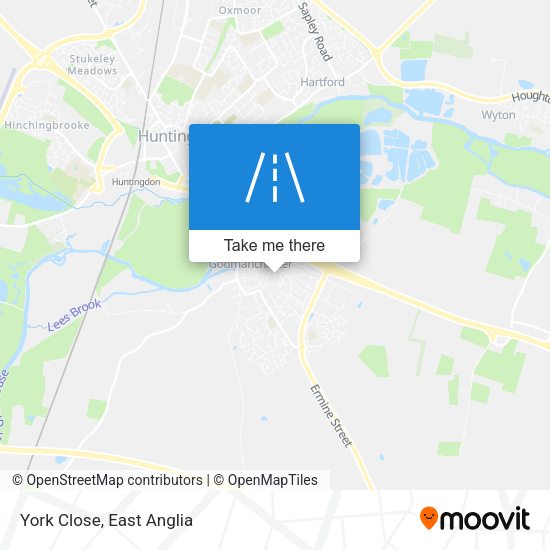 York Close map