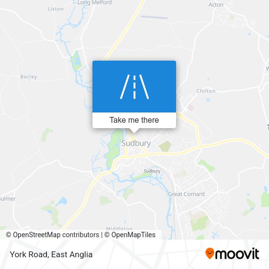 York Road map