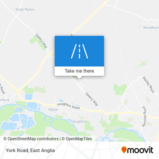 York Road map