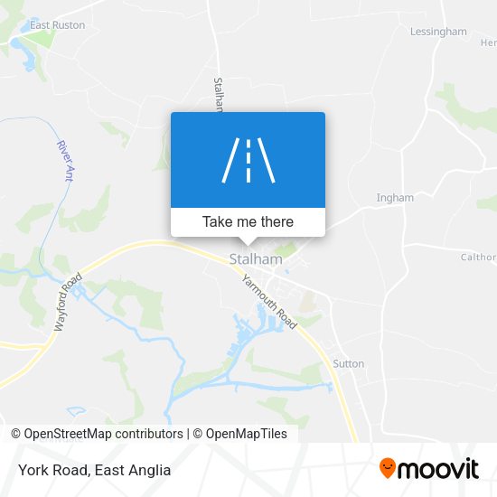 York Road map