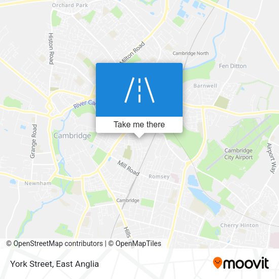 York Street map