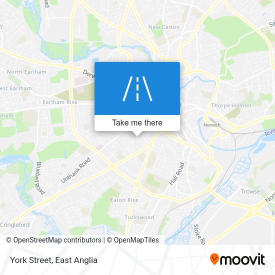 York Street map