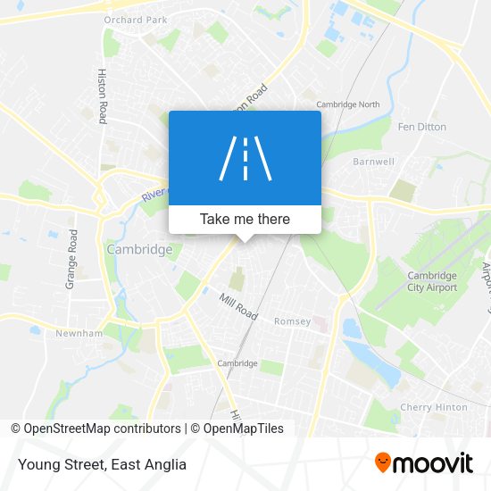 Young Street map