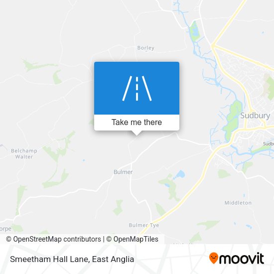 Smeetham Hall Lane map