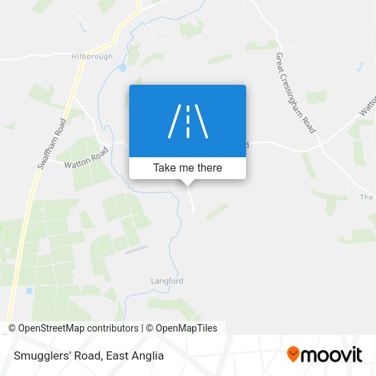 Smugglers' Road map