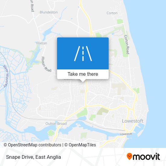 Snape Drive map