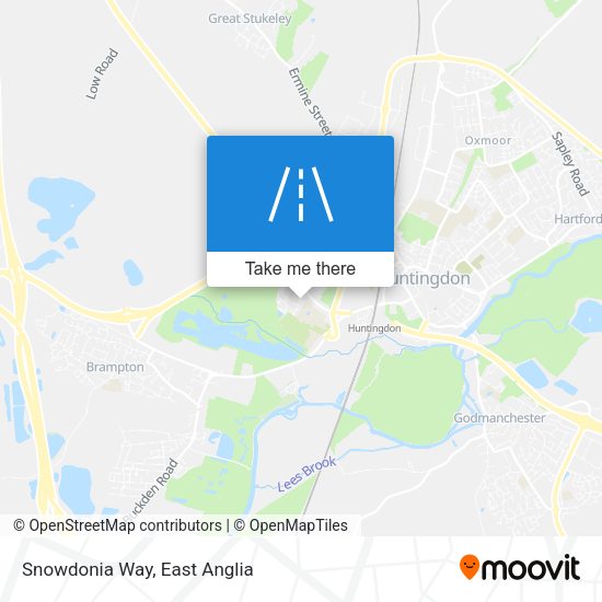 Snowdonia Way map