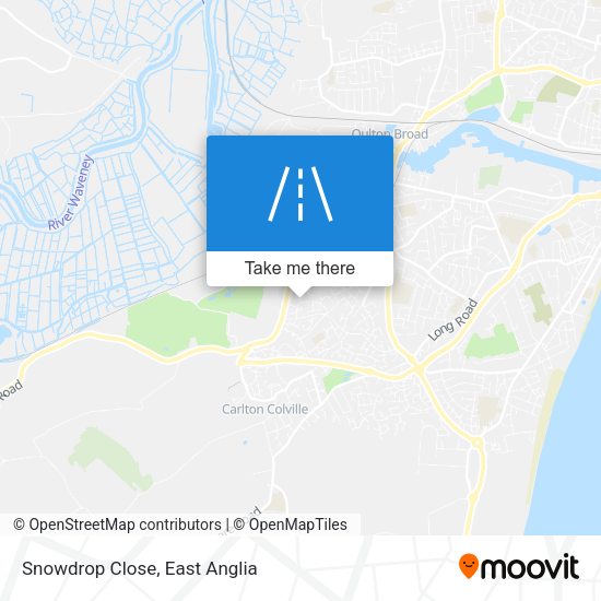 Snowdrop Close map