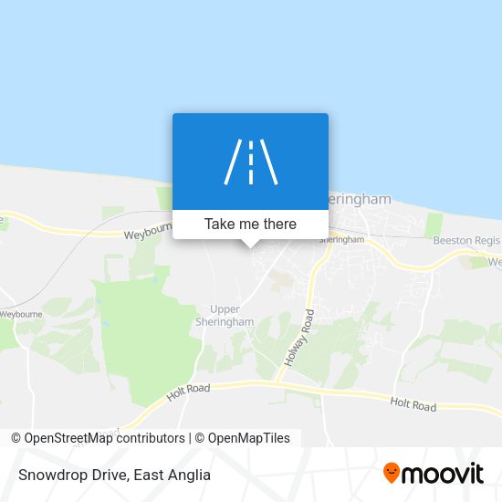 Snowdrop Drive map