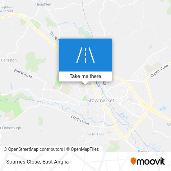 Soames Close map