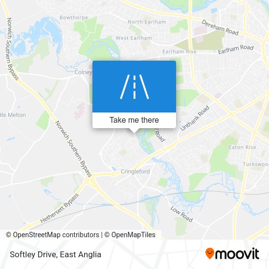 Softley Drive map